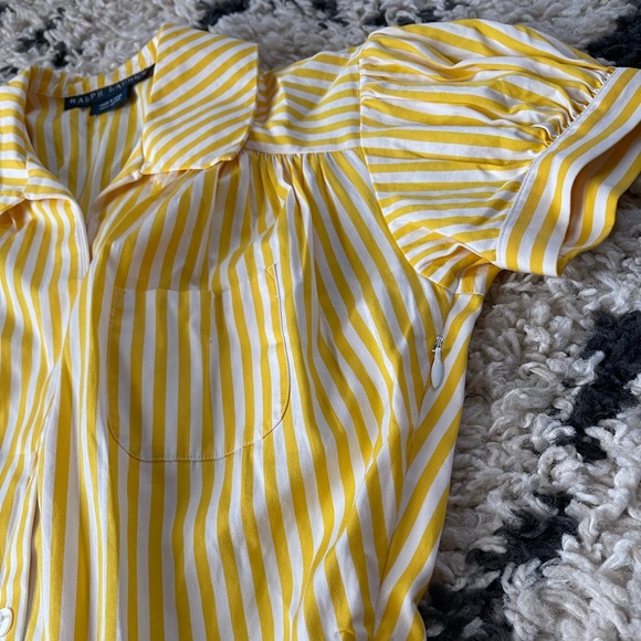 Vintage Ralph Lauren Stripped dress size 2 - Picture 9 of 15